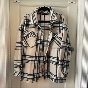 Missguided Plaid Coat